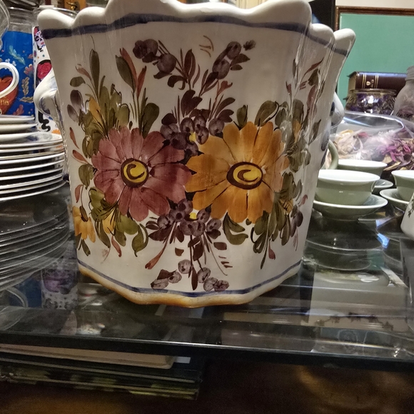 Jay Wilfred Other - Jay Wilfred Floral Ceramic Planter Signed